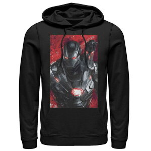 �}�[�x�� �����Y �g�b�v�X T�V���c �p�[�J�[ Men's Marvel Avengers Endgame War Machine Painting Pullover Hoodie Black �u���b�N