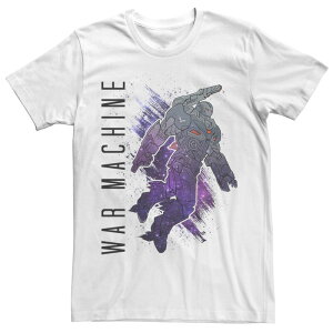 �A�j���L�����N�^�[ �����Y �g�b�v�X T�V���c Licensed Character Men's Avengers War Machine Painted Tee White �z���C�g