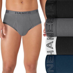 �w�C���Y �����Y �A���_�[�E�F�A �{�N�T�[�p���c Men's Hanes Ultimate 4-Pack Stretch Brief Underwear Blk Gry Blue �u���[