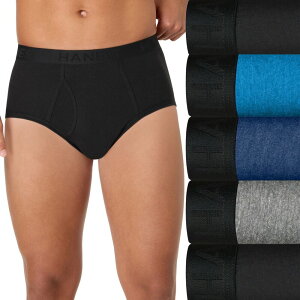 �w�C���Y �����Y �A���_�[�E�F�A �{�N�T�[�p���c Men's Hanes Ultimate 4+1 Bonus Pack ComfortBlend Brief Underwear Blue Grey Black �u���b�N