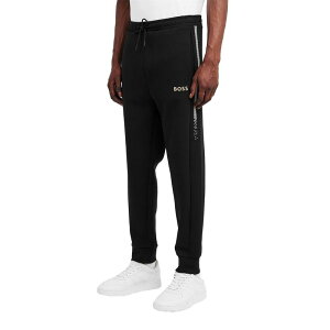 �{�X �����Y �{�g���X �J�W���A���p���c �W���K�[�p���c Boss Mens Hadiko Joggers Black �u���b�N
