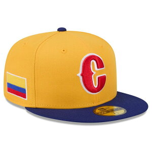 �j���[�G�� �����Y �A�N�Z�T���[ �X�q Men's New Era Yellow/Blue Colombia Baseball 2026 World Baseball Classic 59FIFTY Fitted Hat Mlb Yellow �C�G���[