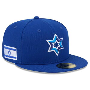 �j���[�G�� �����Y �A�N�Z�T���[ �X�q Men's New Era Blue Israel Baseball 2026 World Baseball Classic 59FIFTY Fitted Hat Mlblue �u���[