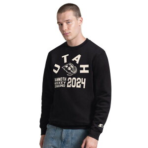 �X�^�[�^�[ �����Y �g�b�v�X T�V���c �X�E�F�b�g Men'starter Black Utah Mammoth Post Game Sweatshirt Utm Black �u���b�N