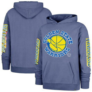 �t�H�[�e�B�Z�u���u�����h �����Y �g�b�v�X T�V���c �p�[�J�[ 47 Brand Men's '47 Blue Golden State Warriors City Paint Duo Foundation Hoodie War Blue �u���[