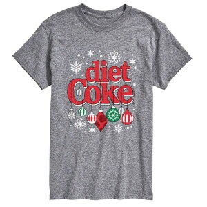 �A�j���L�����N�^�[ �����Y �g�b�v�X T�V���c �O���t�B�b�N Licensed Character Men's Diet Coke Festive Holiday Ornamentshort Sleeve Graphic T-Shirt Athletic Heather �w�U�[