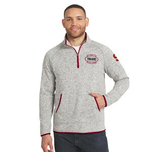 �t�@�i�e�B�N�X �����Y �g�b�v�X T�V���c �Z�[�^�[ �j�b�g Men's Darius Rucker Collection by Fanatics Gray USC Trojansweater Knit Quarter-Zipullover Usc Grey �O���[