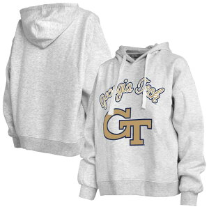 �v���X�{�b�N�X ���f�B�[�X �g�b�v�X T�V���c �p�[�J�[ �W���P�b�g Women's Pressbox Heather Gray Georgia Tech Yellow Jackets Janise Pullover Hoodie Nc2 Grey �O���[