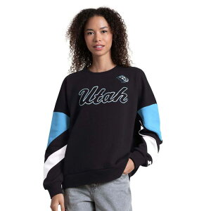 �X�^�[�^�[ ���f�B�[�X �g�b�v�X T�V���c �X�E�F�b�g Women'starter Black Utah Mammoth Grand Slam Sleeve Color Block Sweatshirt Utm Black �u���b�N