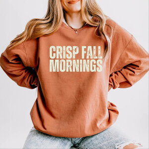 Simply Sage Market ���f�B�[�X �g�b�v�X T�V���c �X�E�F�b�g Simply Sage Market Crisp Fall Mornings Distressed - Women's Lightweight Garment Dyed Sweatshirt Yam