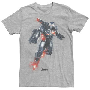 �}�[�x�� �����Y �g�b�v�X T�V���c Men's Marvel Avengers War Machine Blast Off Painted Tee Athletic Heather �w�U�[