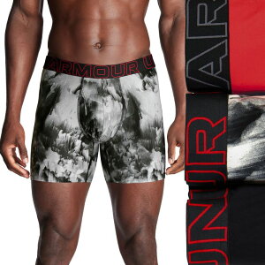 yz A_[A[}[ Y {NT[pc A_[EFA Men's Under Armour 3-pack Performance Tech Fashion 6-in. Boxer Briefs Red