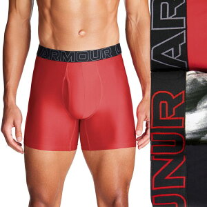 yz A_[A[}[ Y {NT[pc A_[EFA Men's Under Armour 3-pack Performance Tech 6-in. Boxer Briefs Red