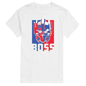 �A�j���L�����N�^�[ �����Y �g�b�v�X T�V���c �O���t�B�b�N Licensed Character Men's Transformers OP Boss Graphic Tee White �z���C�g