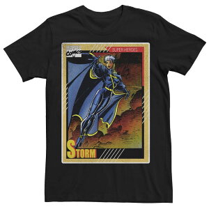 yz }[x Y TVc gbvX Men's Marvel X-Men Storm Vintage Playing Card Tee Black