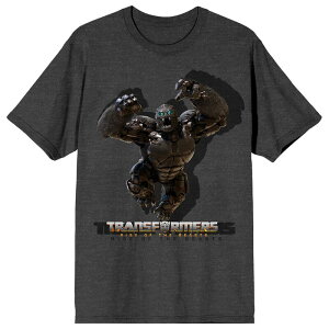 �A�j���L�����N�^�[ �����Y �g�b�v�X T�V���c �O���t�B�b�N Licensed Character Men's Transformers Rise Of Beasts Graphic Tee Gray �O���[