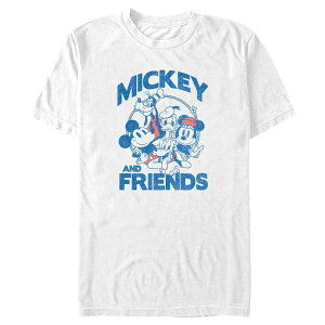 yz fBYj[ Y TVc gbvX Disney's Mickey Mouse And Friends Classic Big & Tall Graphic Tee White