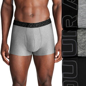 yz A_[A[}[ Y {NT[pc A_[EFA Men's Under Armour 3-pack Performance Tech 3-in. Boxer Briefs Steel