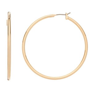yz l[sA fB[X sAXECO ANZT[ Napier Round Tube Hoop Earrings Gold Tone