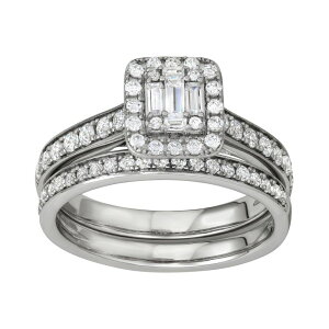 ���F���E�H�� ���f�B�[�X �A�N�Z�T���[ �����O Simply Vera Wang 14k White Gold 3/4 Carat.W. Diamond Engagement Ring Set 14k Whgold �z���C�g