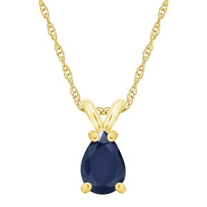 Celebration Gems fB[X ANZT[ lbNXE`[J[Ey_ggbv [X Celebration Gems 14k Gold Gemstone Pendant Necklace Sapphire Tt@CA