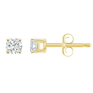 yz Celebration Gems fB[X sAXECO ANZT[ Celebration Gems 14k Gold 1/4 Carat T.W. Diamond Nickel Free Round Stud Earrings 14k Gold