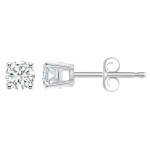 yz Celebration Gems fB[X sAXECO ANZT[ Celebration Gems 14k White Gold 1/3 Carat T.W. Diamond Round Stud Earrings 14k White Gold