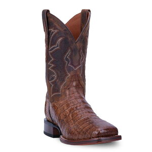 _|Xg Y V[Y u[cECu[c Dan Post Kingsly Men's Caiman Cowboy Boots Bay Apache Chocolate `R[g