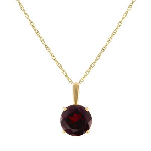 yz Designs by Gioelli fB[X lbNXE`[J[Ey_ggbv ANZT[ Designs by Gioelli 10k Gold Gemstone Solitaire Pendant Necklace Garnet