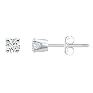yz Celebration Gems fB[X sAXECO ANZT[ Celebration Gems 10k Gold 1/4 Carat T.W. Diamond Round Stud Earrings 10k White Gold