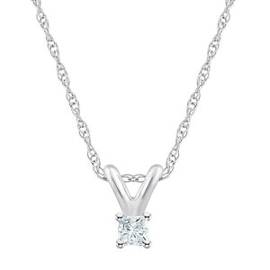 yz Celebration Gems fB[X lbNXE`[J[Ey_ggbv ANZT[ Celebration Gems 14k White Gold 1/10 Carat T.W. Diamond Solitaire Pendant Necklace 14k White Gold