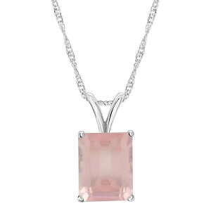 yz Alyson Layne fB[X lbNXE`[J[Ey_ggbv ANZT[ Alyson Layne Sterling Silver Rose Quartz Pendant Necklace Sterling