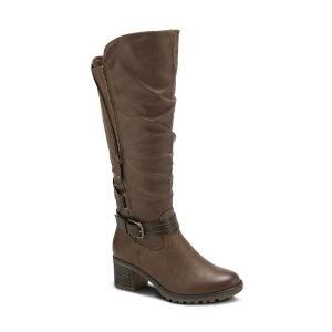 XvOXebv fB[X V[Y u[cECu[c Spring Step Gemisola Women's Wateresistant Riding Boots Brown uE