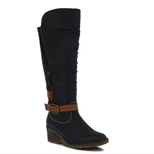 XvOXebv fB[X V[Y u[cECu[c Spring Step Gemisola Women's Wateresistant Riding Boots Navy lCr[
