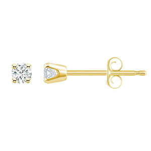 yz Celebration Gems fB[X sAXECO ANZT[ Celebration Gems 10K Gold 1/10 Carat T.W. Diamond Round Stud Earrings 10k Gold