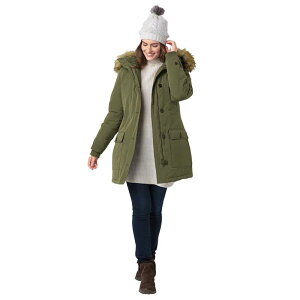 yz E[} EBYC fB[X WPbgEu] AE^[ Woman Within Women's Plus Size The Arctic Parka Dark Olive Green