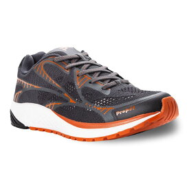 【送料無料】 プロペット メンズ スニーカー シューズ Propet One LT Men's Walking Shoes Dark Gray Burnt Orange