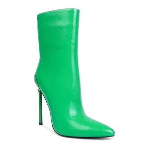 �����h�����O ���f�B�[�X �V���[�Y �u�[�c�E���C���u�[�c �A���N�� �q�[�� London Rag Mercury Women's Higheel Ankle Boots Green �O���[��