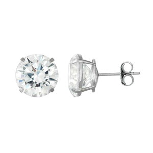yz Designs by Gioelli fB[X sAXECO ANZT[ Designs by Gioelli Men's 14k White Gold Cubic Zirconia Stud Earrings 14k Whgold