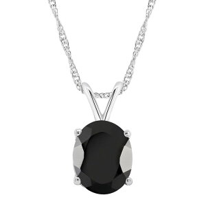 yz Alyson Layne fB[X lbNXE`[J[Ey_ggbv ANZT[ Alyson Layne Sterling Silver Oval Onyx Pendant Necklace Sterling