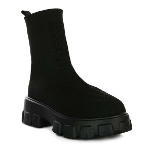 �����h�����O ���f�B�[�X �V���[�Y �u�[�c�E���C���u�[�c �A���N�� London Rag Mallowomen's Ankle Boots Black �u���b�N