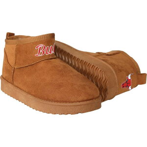 �A���u�����f�b�h ���f�B�[�X �V���[�Y �T���_�� �u�[�c ���S Unbranded Women's FOCO Brown Chicago Bulls Team Logo Fuzzy Fan Boots Bul Brown �u���E��