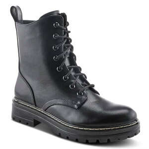 tNTX fB[X V[Y u[cECu[c Flexus by Spring Step Callant Women's Boots Black ubN