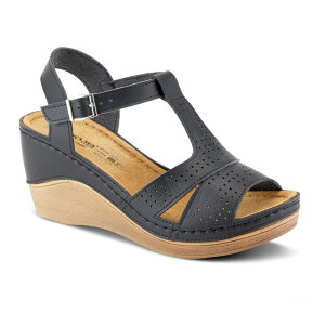 yz tNTX fB[X T_ V[Y Flexus by Spring Step Natala Women's Wedge Sandals Black