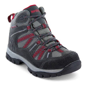 �m�[�X�T�C�h ���f�B�[�X �V���[�Y �u�[�c�E���C���u�[�c Northside Freemont Mid Boy's Waterproof Hiking Boots Gray Red �O���[