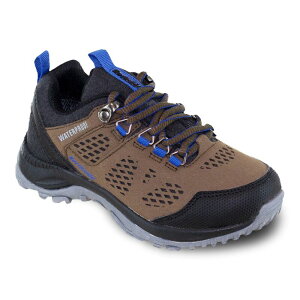 m[XTCh fB[X V[Y u[cECu[c Northside Benton Boys' Waterproof Hiking Shoes Brown Blue u[