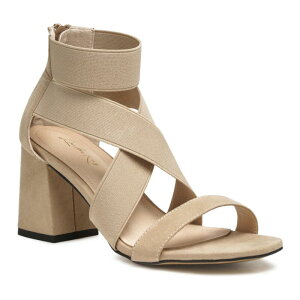 【送料無料】 ロンドンラグ レディース パンプス シューズ London Rag Benicia Women's Block Heel Sandals Beige