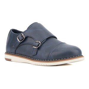 yz GbNXC fB[X Xj[J[ V[Y Xray Michael Little Kid / Big Kid Boys' Casual Monk Strap Shoes Navy