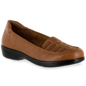 yz C[W[Xg[g fB[X Xb|E[t@[ V[Y Easy Street Genesis Women's Comfort Slip-On Shoes Tobacco