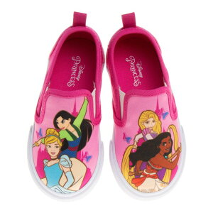 【送料無料】 ディズニー レディース スニーカー シューズ Disney's Princesses Girls' Slip-On Shoes Pink